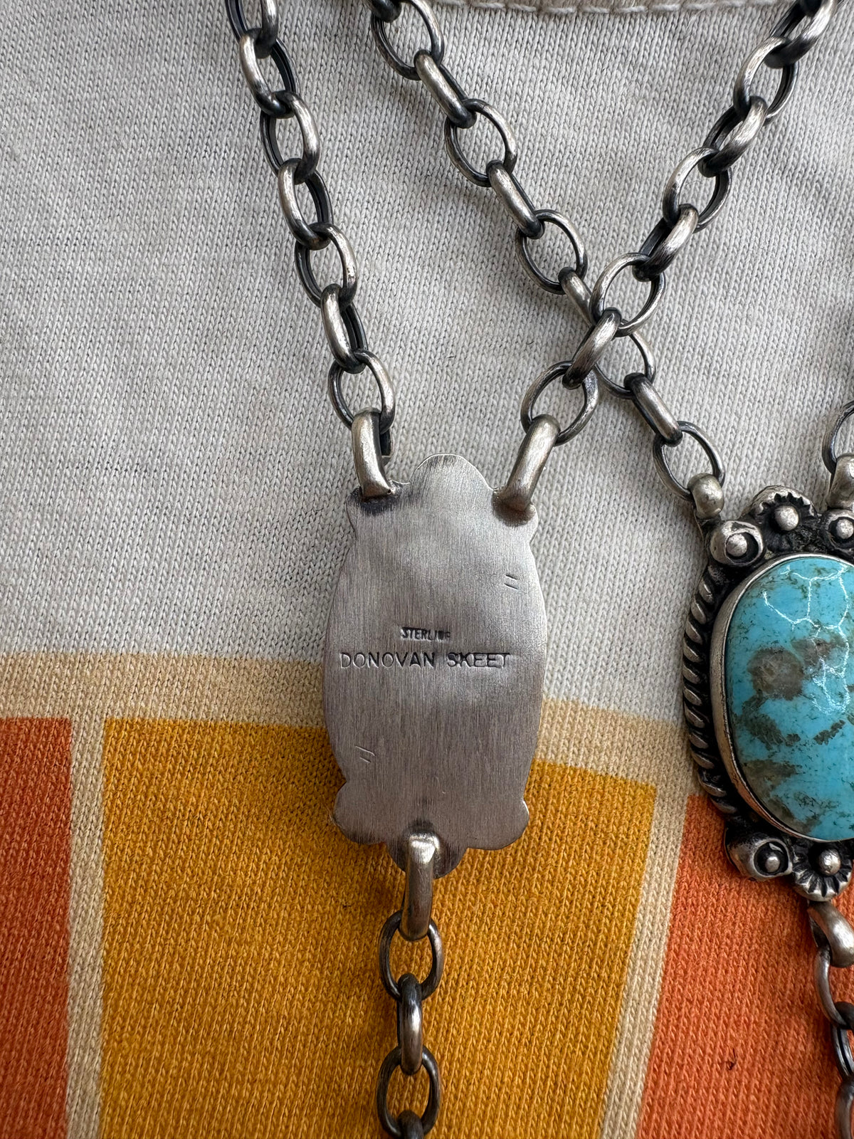 11. Donovan Skeets Turquoise Lariat
