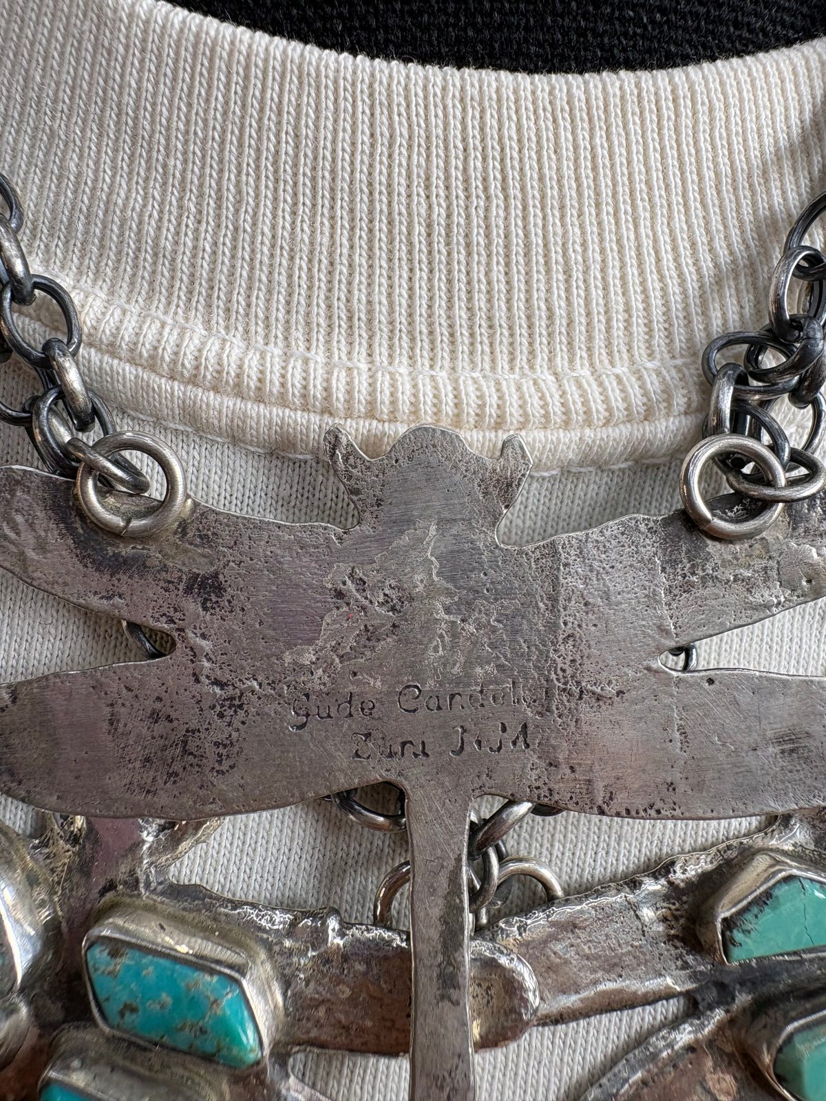 45. Jude Candelaria Kingman Dragonfly Necklace