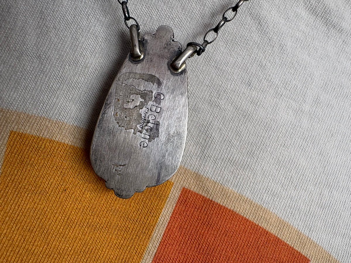 56. Chassity Belone #8 Mine Teardrop Necklace