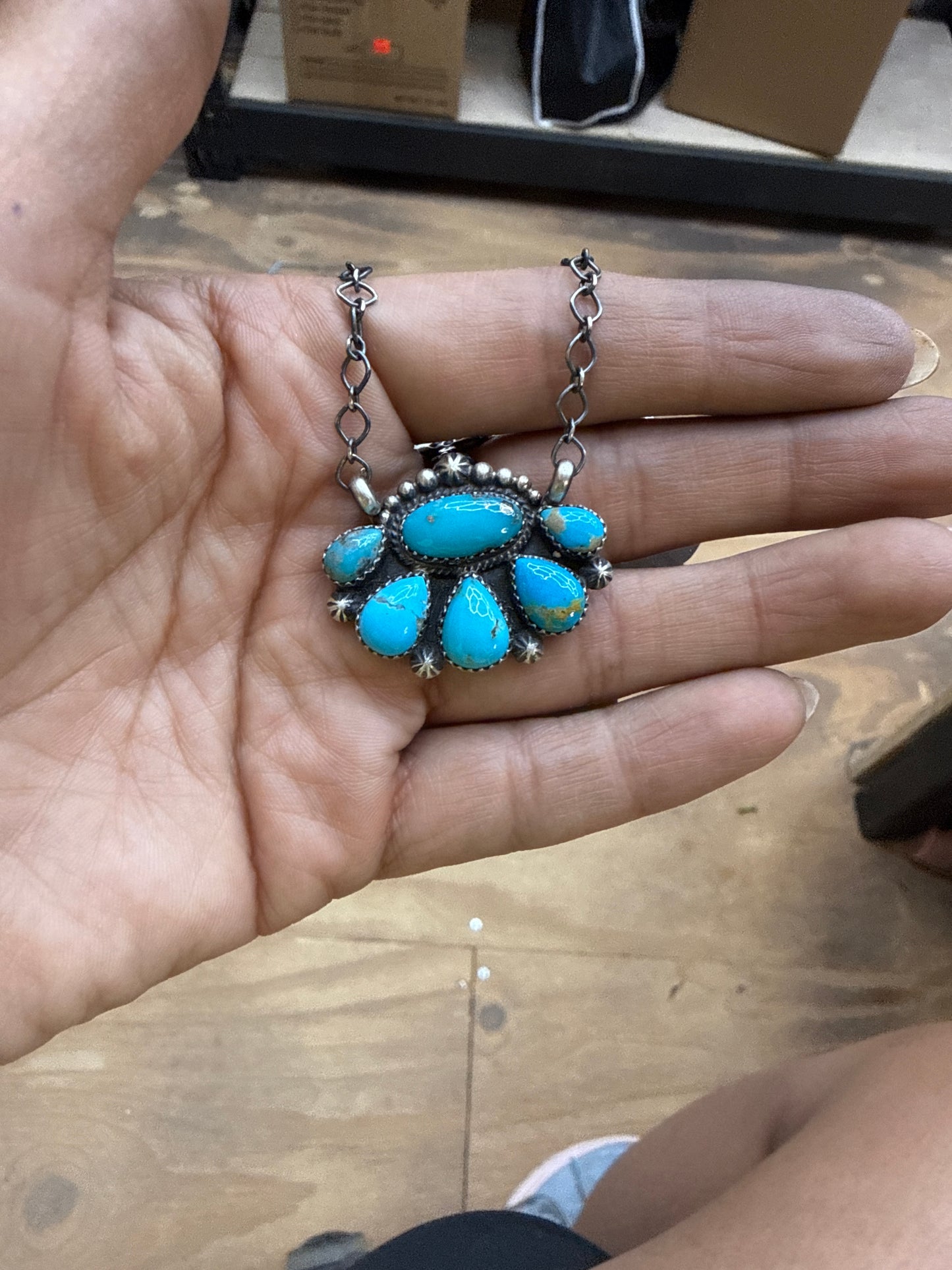 Kaitlin L turquoise ring