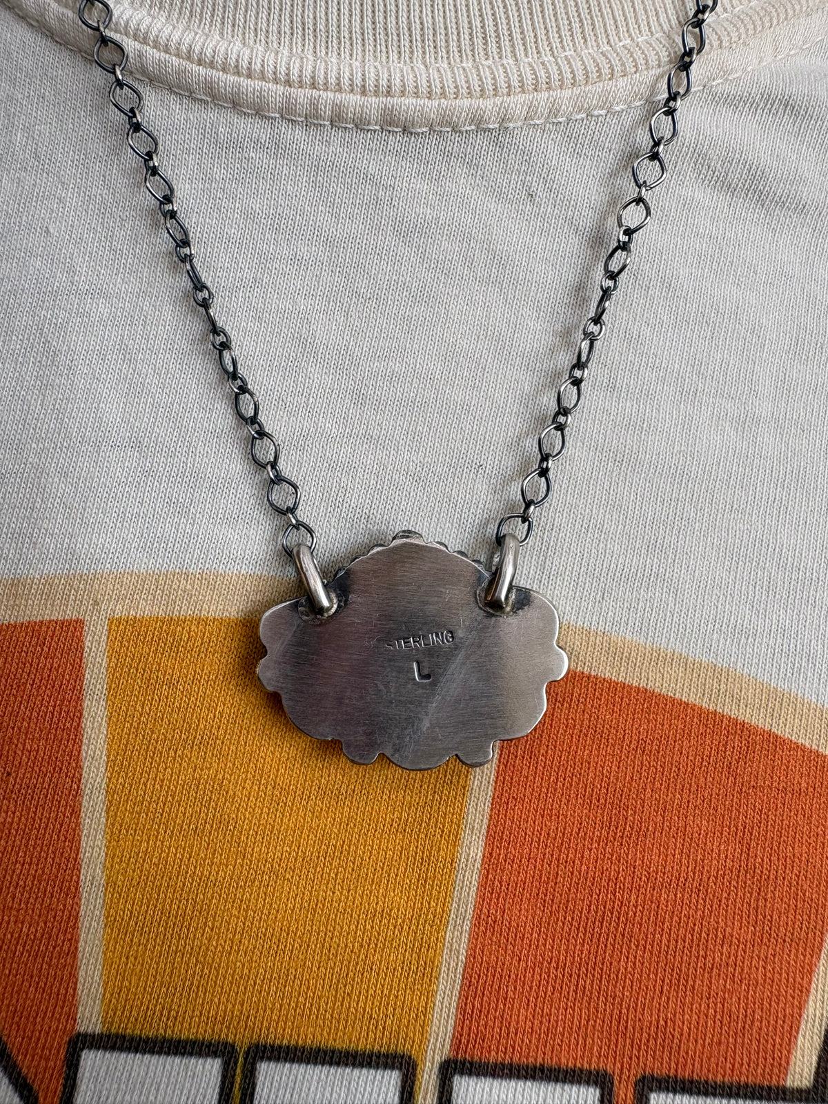 27. Turquoise Half Cluster Necklace