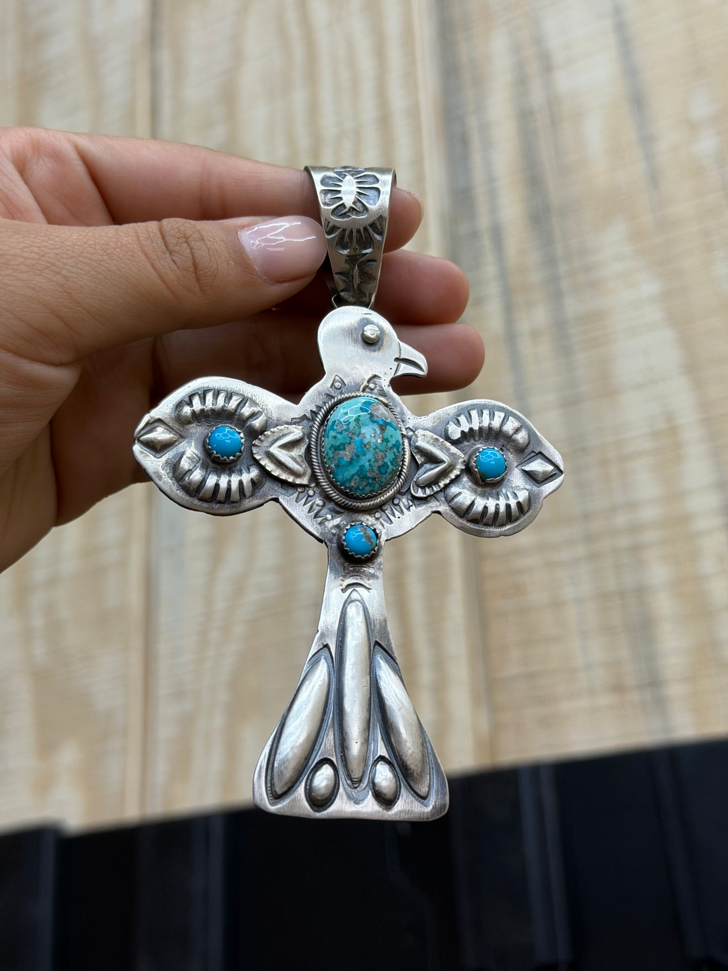 3. Turquoise Thunderbird Cross