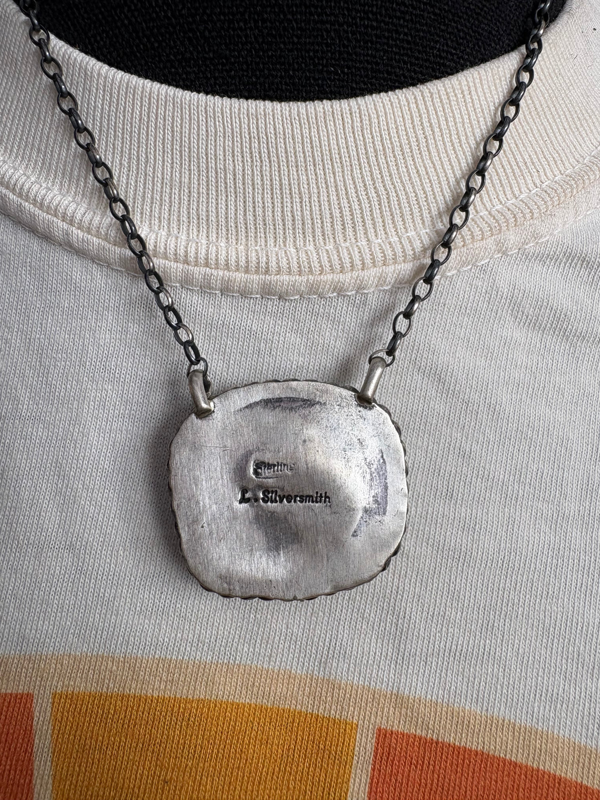 55. #8 Mine Square Bar Necklace