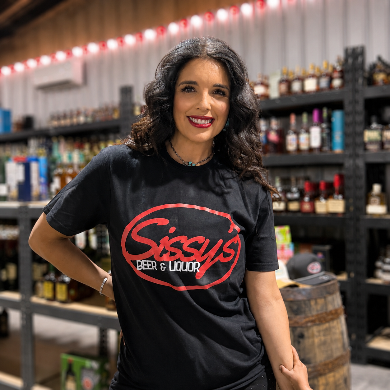 Sissy's Black/Red Shirt