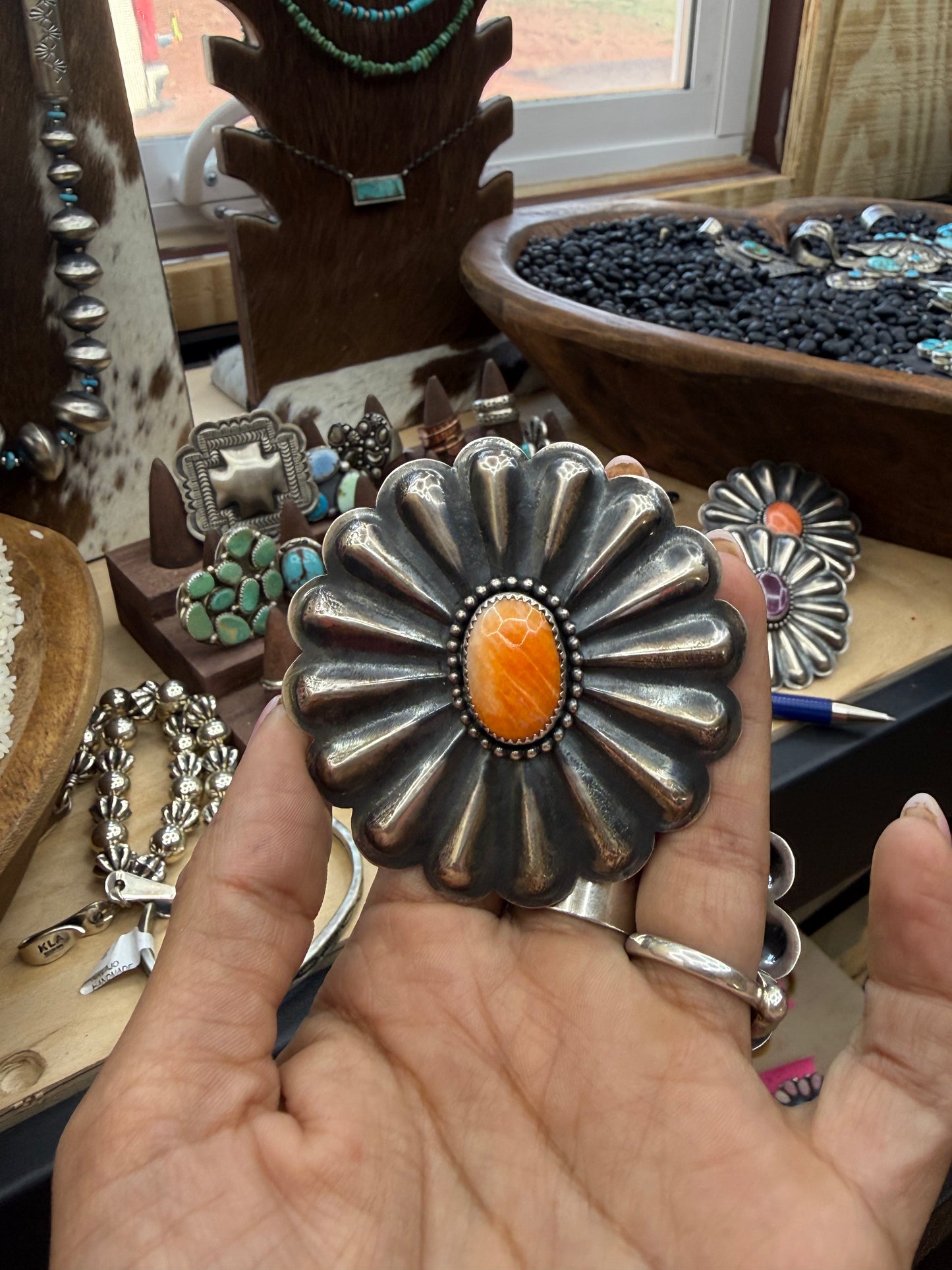 Shelby C T Etsitty Concho ring
