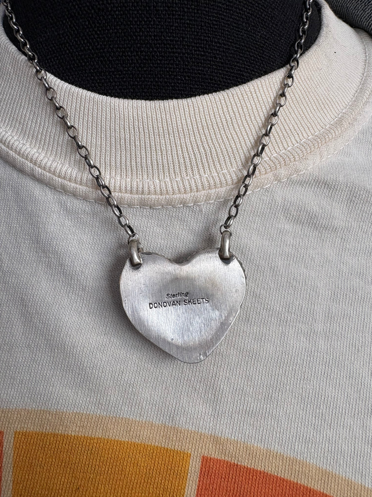 57. Donovan Skeets #8 Mine Heart Necklace