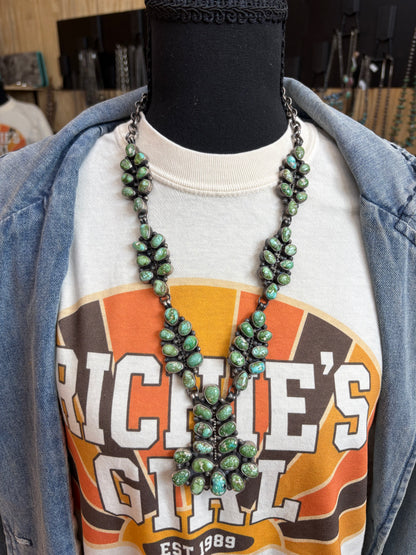 3. Betta Lee Cluster Statement Necklace