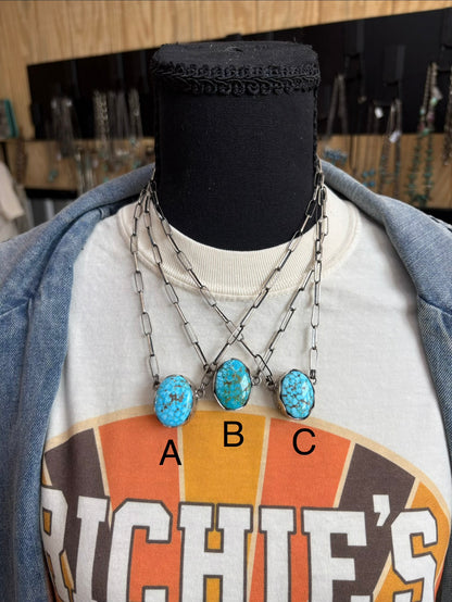 33. Randy Boyd Kingman Egg Necklace