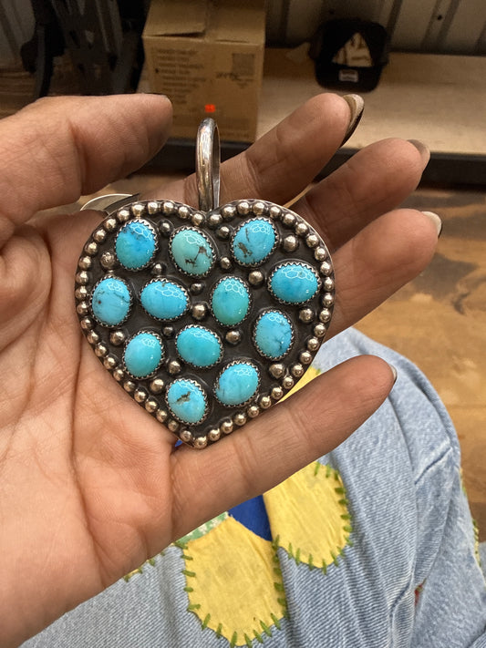 Brandi Boo T etsitty heart pendent
