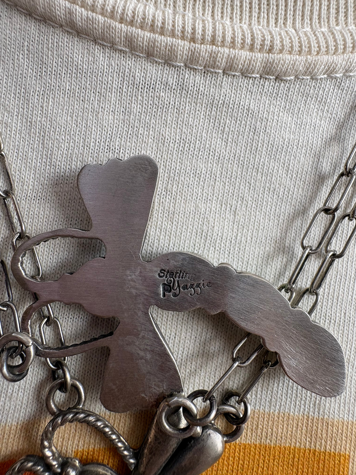 51. P Yazzie Sonoran Dragonfly Necklace
