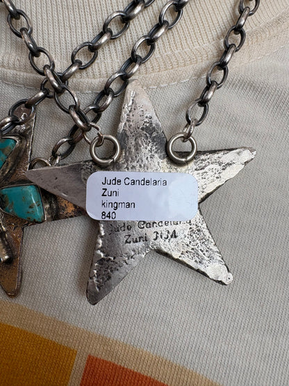 68. Jude Candelaria Sm Kingman Star Cluster Necklace