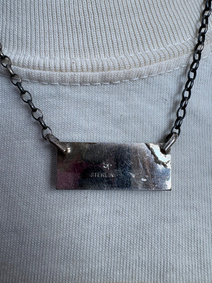 62. Steve Francisco Turquoise Bar Necklace