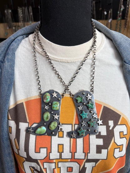 40. Robert Livingston Sonoran Boot Necklace
