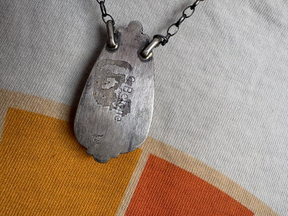 56. Chassity Belone #8 Mine Teardrop Necklace