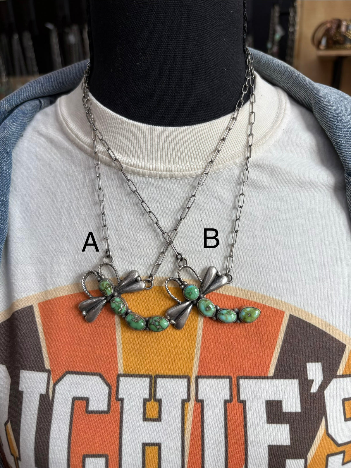 51. P Yazzie Sonoran Dragonfly Necklace