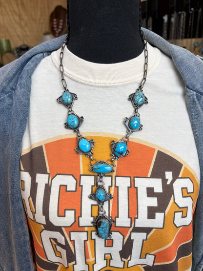 7. Phil Nez Turquoise Lariat