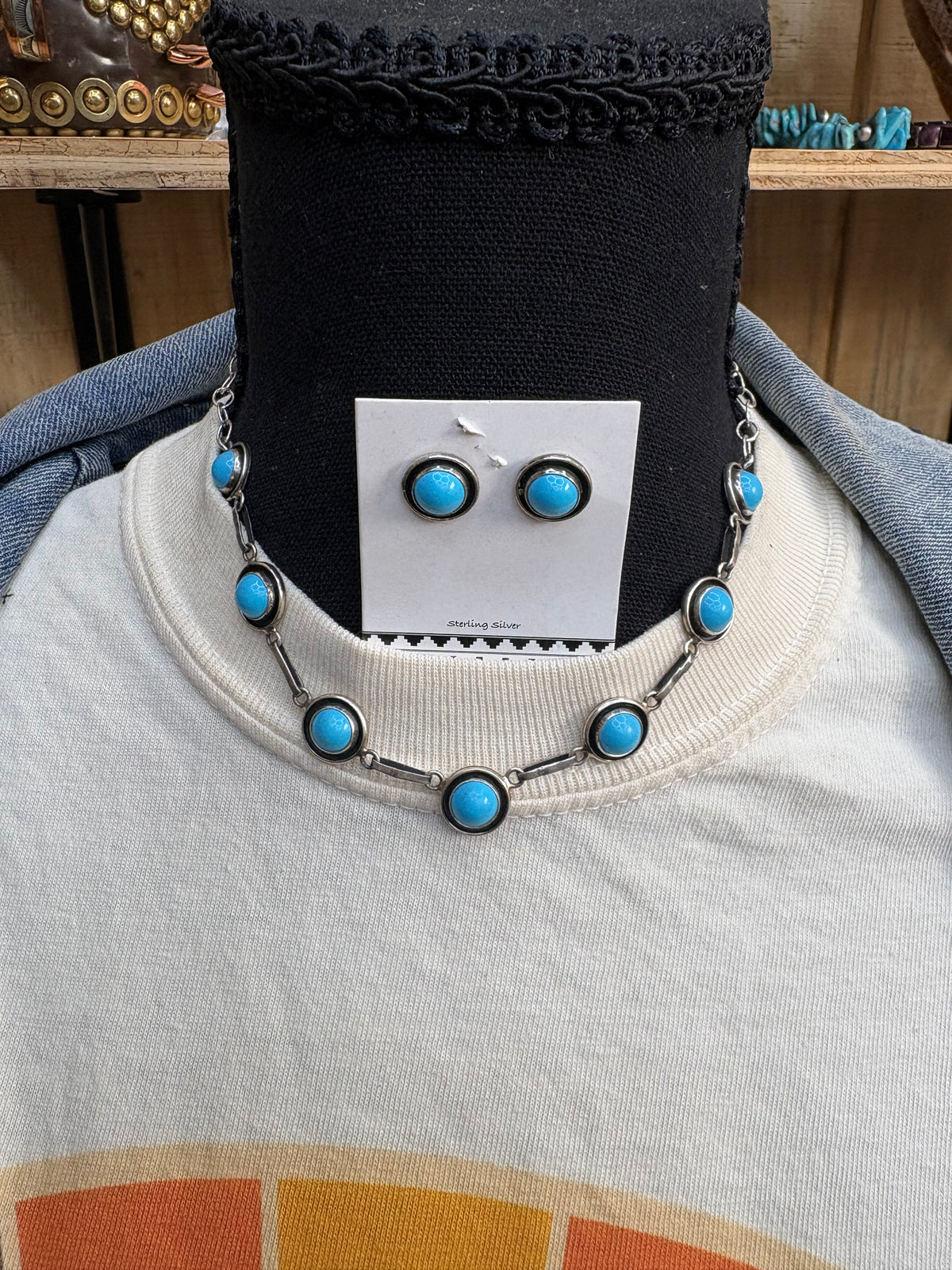 71. ML Perry Kingman Necklace Set