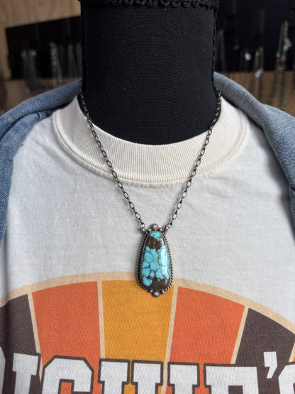 56. Chassity Belone #8 Mine Teardrop Necklace