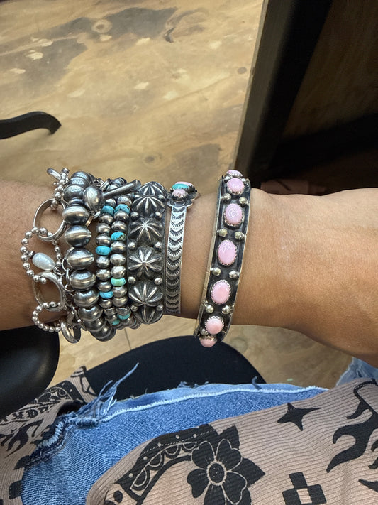 Courtney RC pink conch cuff