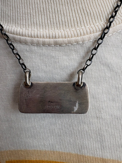 20. Dixon turquoise bar necklace