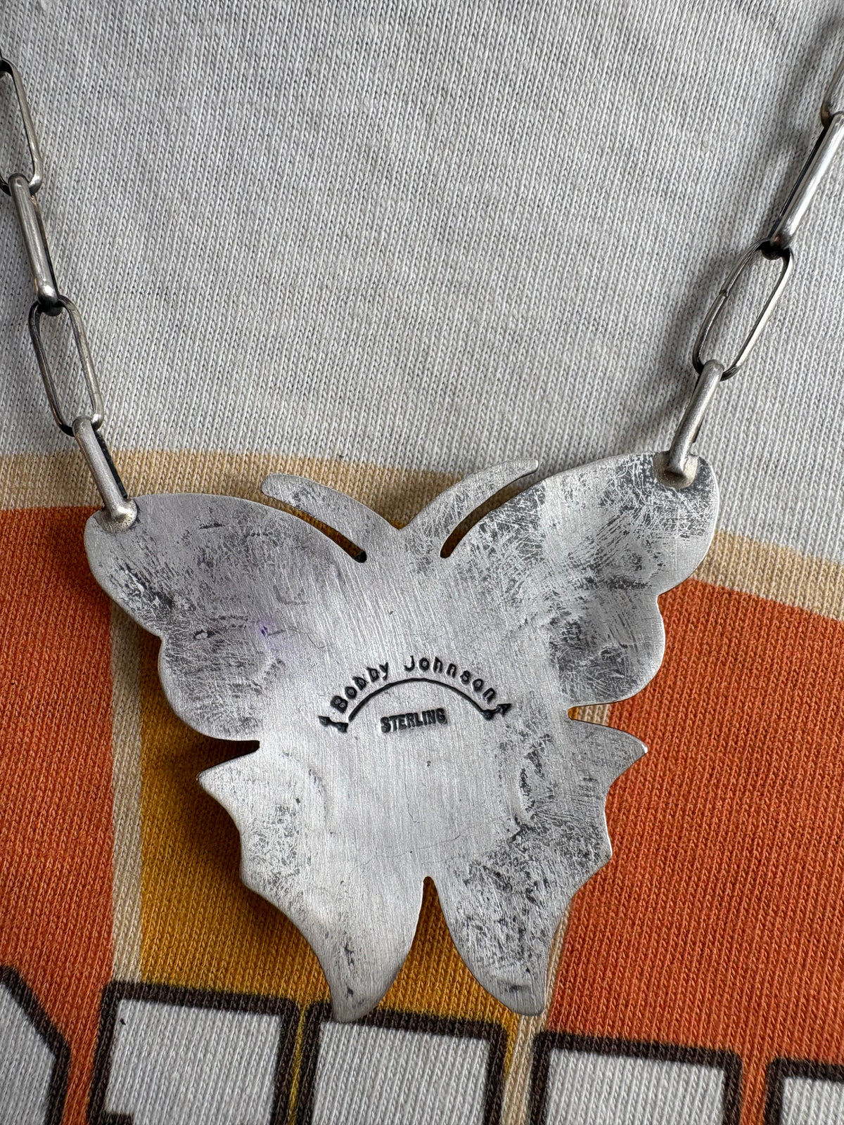 44. Bobby Johnson Butterfly Necklace