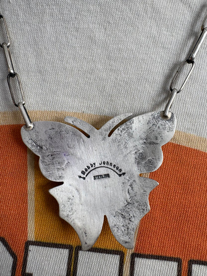 44. Bobby Johnson Butterfly Necklace