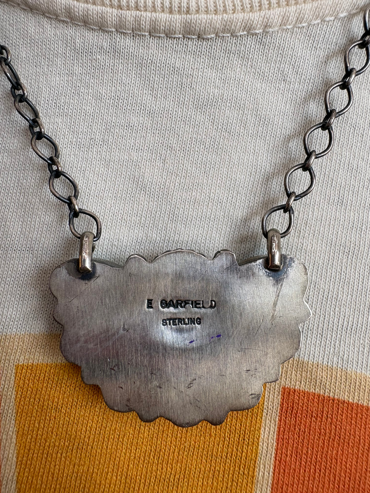 34. Effie Garfield Half Cluster Necklace