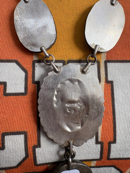 59. Dean Brown #8 Mine Lariat Necklace