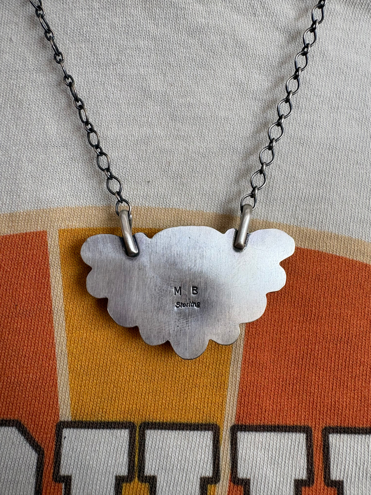 38. Mary Belone Half Cluster Necklace