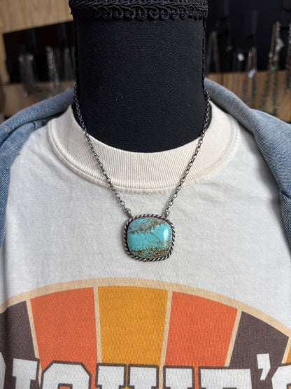 55. #8 Mine Square Bar Necklace