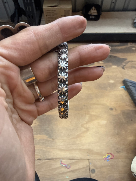 LV OXO mx silver bangle