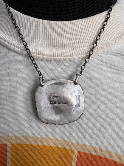 55. #8 Mine Square Bar Necklace