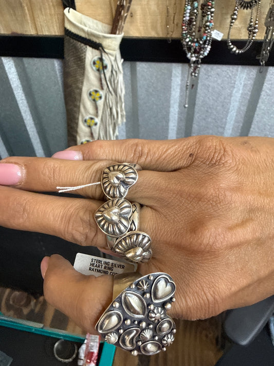 Holly K Anderson bubble heart ring