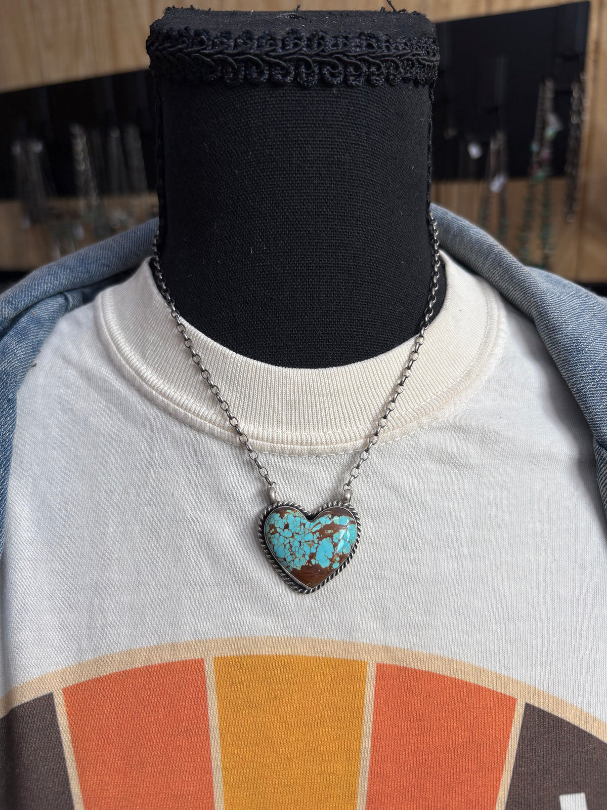 57. Donovan Skeets #8 Mine Heart Necklace