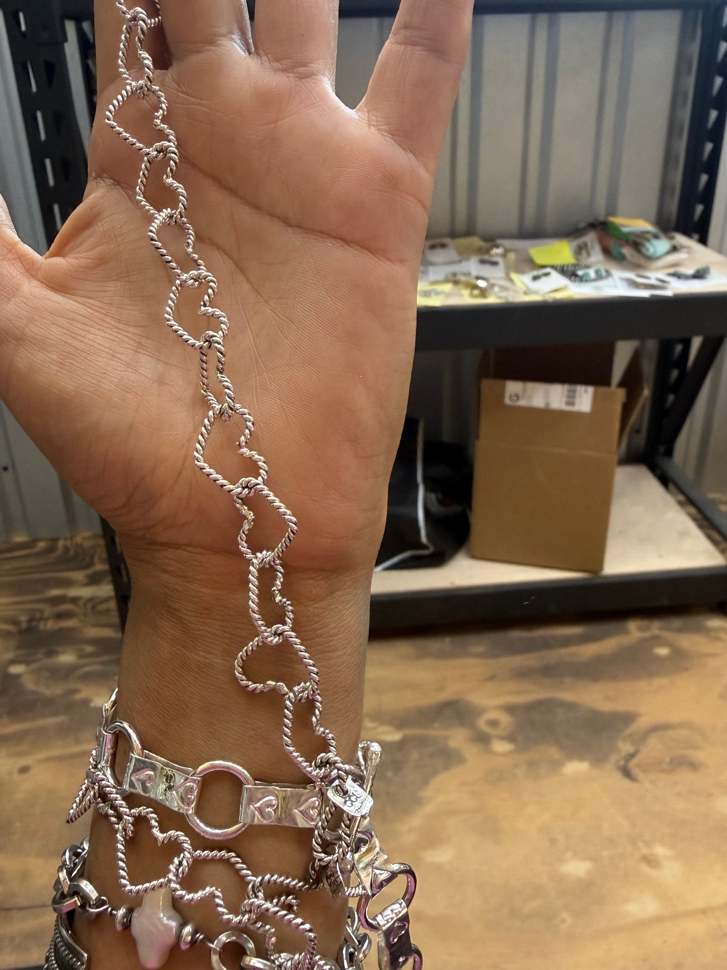 Stephany c Lonjose heart bracelet