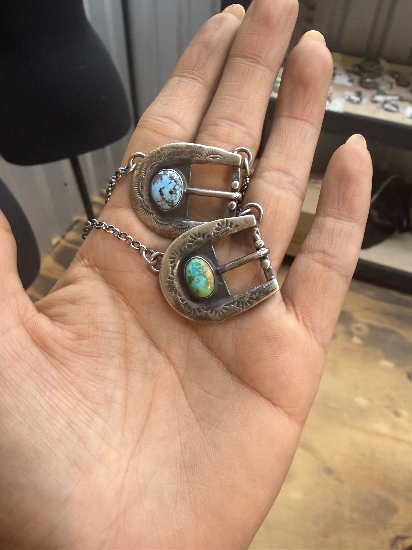 Elida p Yazzie buckle 1/2